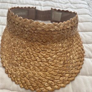 Hemlock Women's Brown Straw Sun Visor